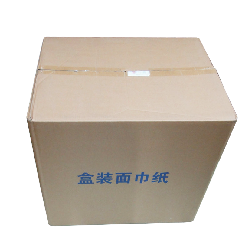 盒装抽纸 简装硬盒装餐巾纸23*12*7 3层80抽订制高清大图