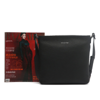 Ermenegildo Zegna 杰尼亚男士深蓝色牛皮斜挎单肩包C1245D TOE NAV 特价