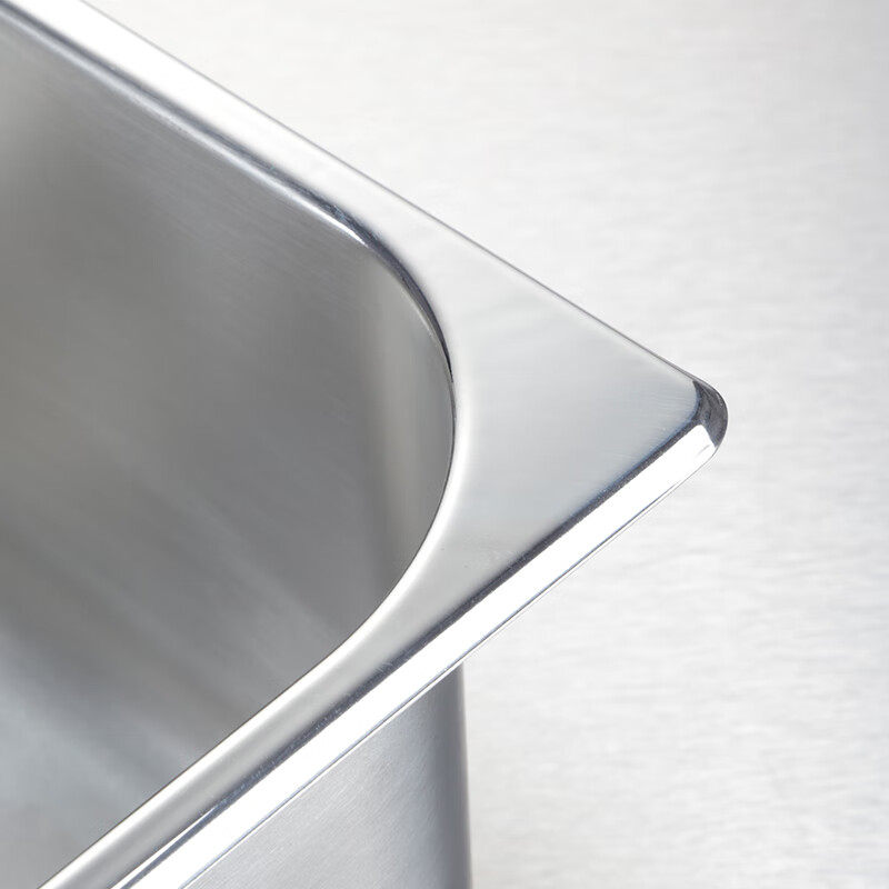 新力士304不锈钢自助餐食物盆不含盖1108200C(530*325*200mm)高清大图