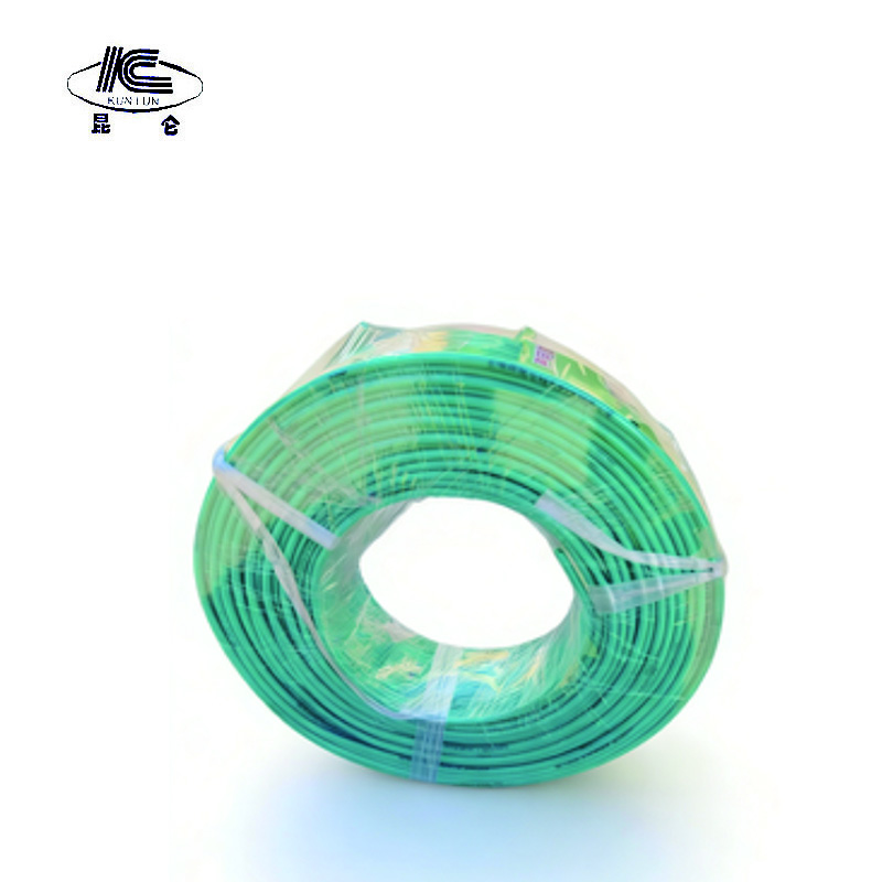 昆仑 电线450/750v ZR-BVR16平方 绿 /卷高清大图