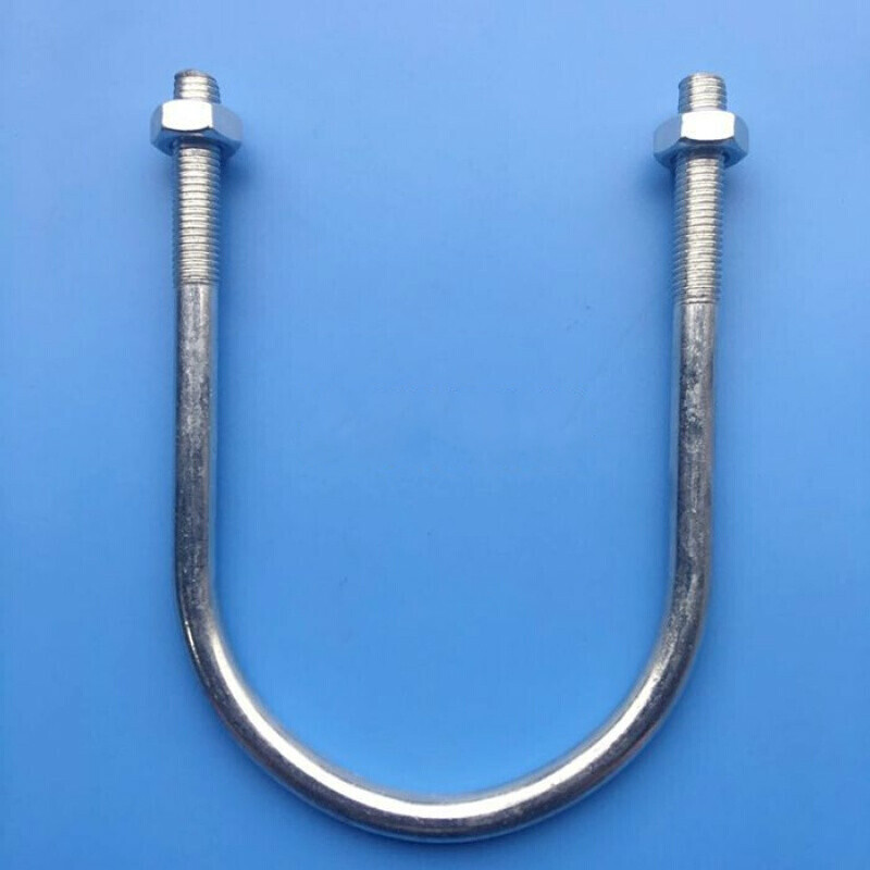 国标镀锌加长u型卡管固定卡u型抱箍u型螺栓加长u型螺丝管卡50以上