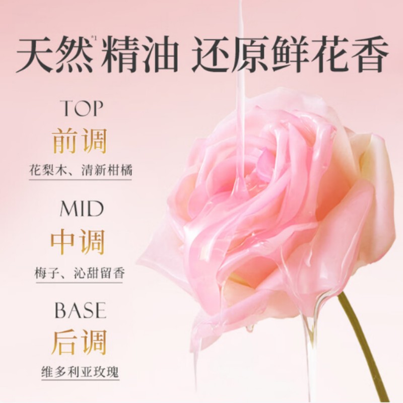 SukGarden蔬果园天然玫瑰精油香氛洗衣液(袋装)500g.高清大图