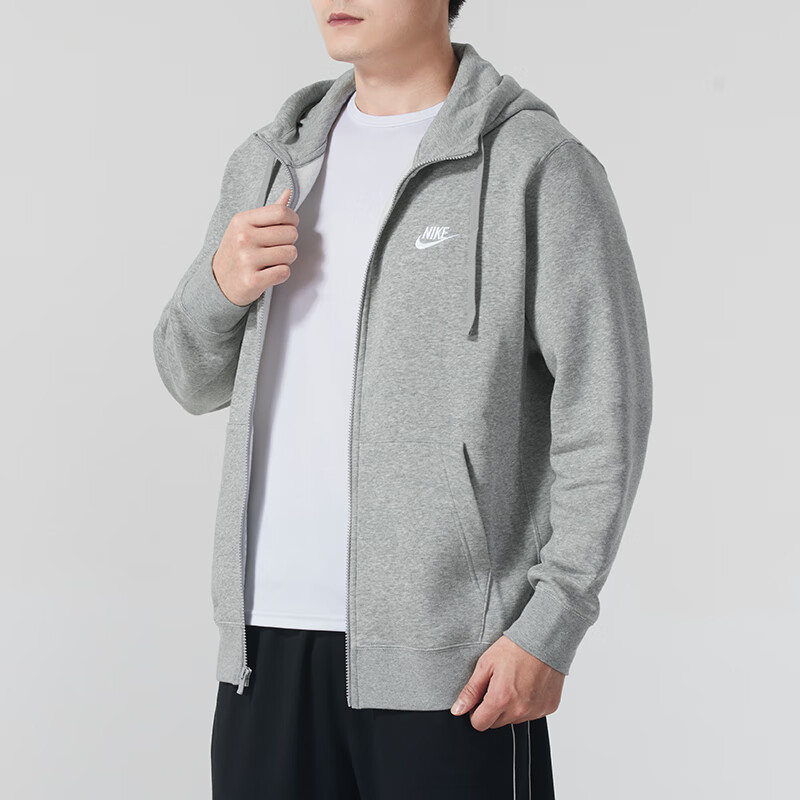 耐克（NIKE）加绒外套男士新款运动服连帽防风衣休闲服保暖夹克BV2646-063 ZP高清大图