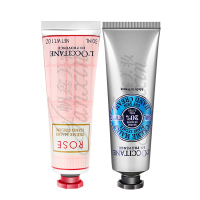 【保税仓现发】欧舒丹(L'OCCITANE)滋润保湿防冻疮护手霜 化妆品 2支组合套装 （玫瑰+乳木果）