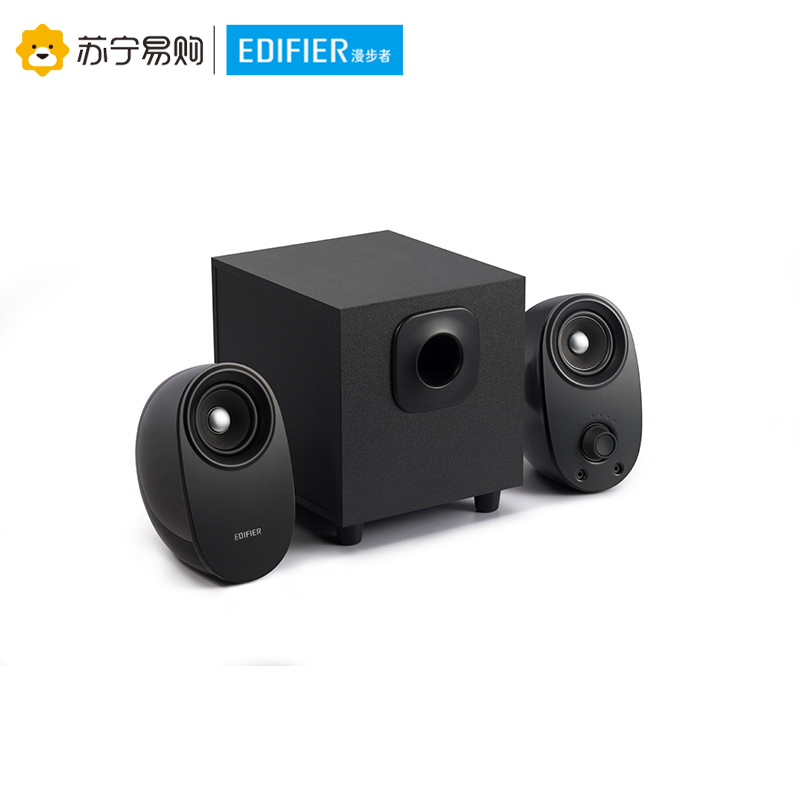 Edifier/漫步者 R301BT 无线蓝牙音箱2.1声道时尚流行风电脑多媒体电脑有源音响 黑色
