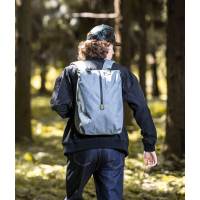 90分户外休闲双肩包男大容量多功能背包运动防泼水卷边双肩背包