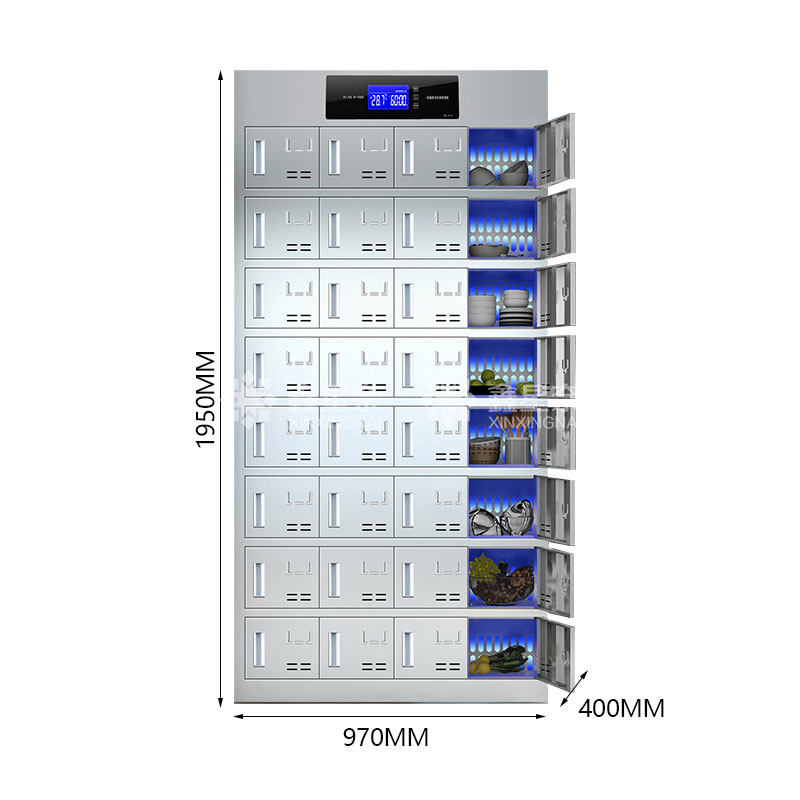 鑫星奈 XXN4022702不锈钢消毒碗柜食堂餐具柜多门储物柜32门消毒碗柜