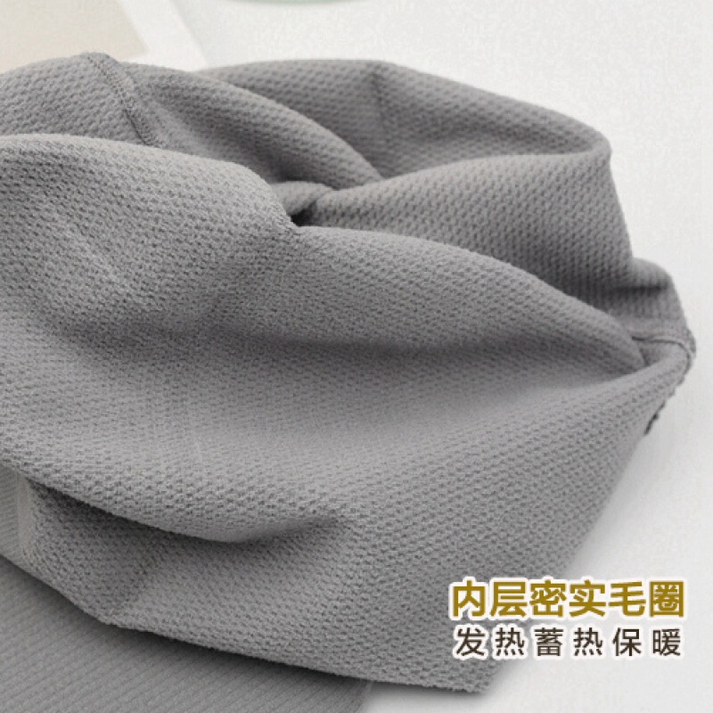 显瘦条纹加厚连裤袜秋冬中厚款美腿袜600D毛圈显瘦袜子打底袜女浅灰色LT.GREY均码