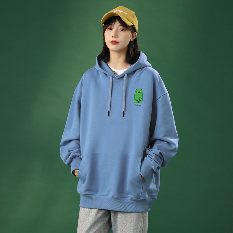 debrand卫衣女ins秋冬季新款韩版宽松学生长袖连帽套头宽松外套女