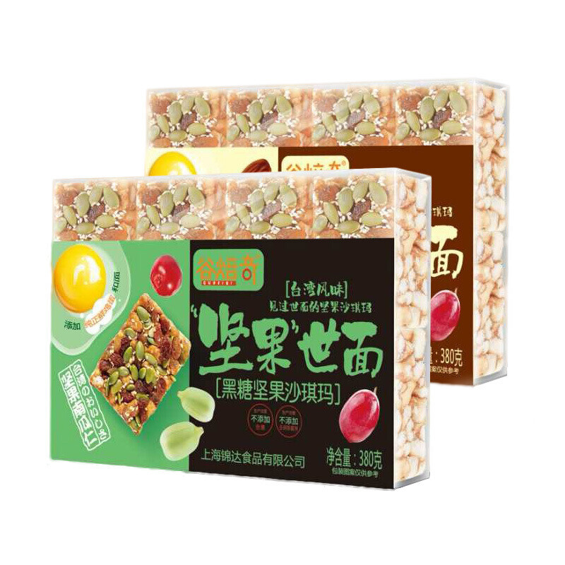 谷焙奇沙琪玛 坚果世面380克 南瓜仁