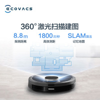 科沃斯(Ecovacs ) 扫地机器人套装 DN55+W83S 全自动智能 规划清扫 视觉导航 扫拖一体 APP智控