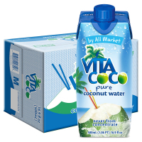 唯他可可(VitaCoco)椰子水500ml*12 (整箱)马来西亚进口椰子水饮料原味