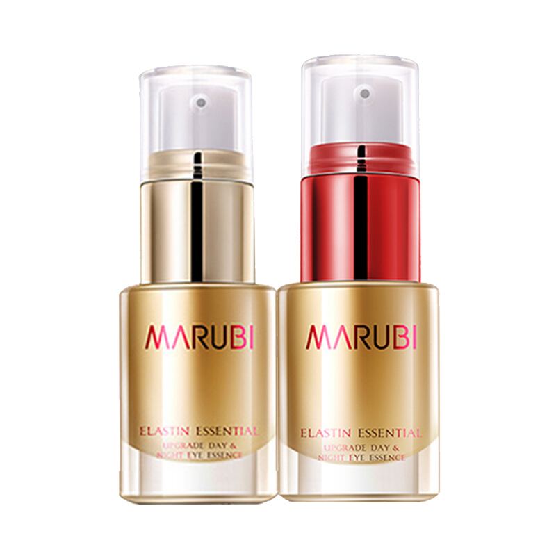 丸美(MARUBI)弹力蛋白日夜眼精华3g+3g补水;改善眼袋乳状眼霜