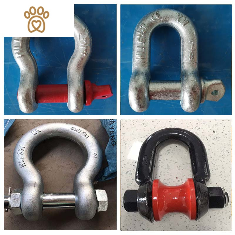 弓型卸扣国标起重马蹄扣美式吊环吊钩卡环卡扣d型环u型吊装连接扣敬平