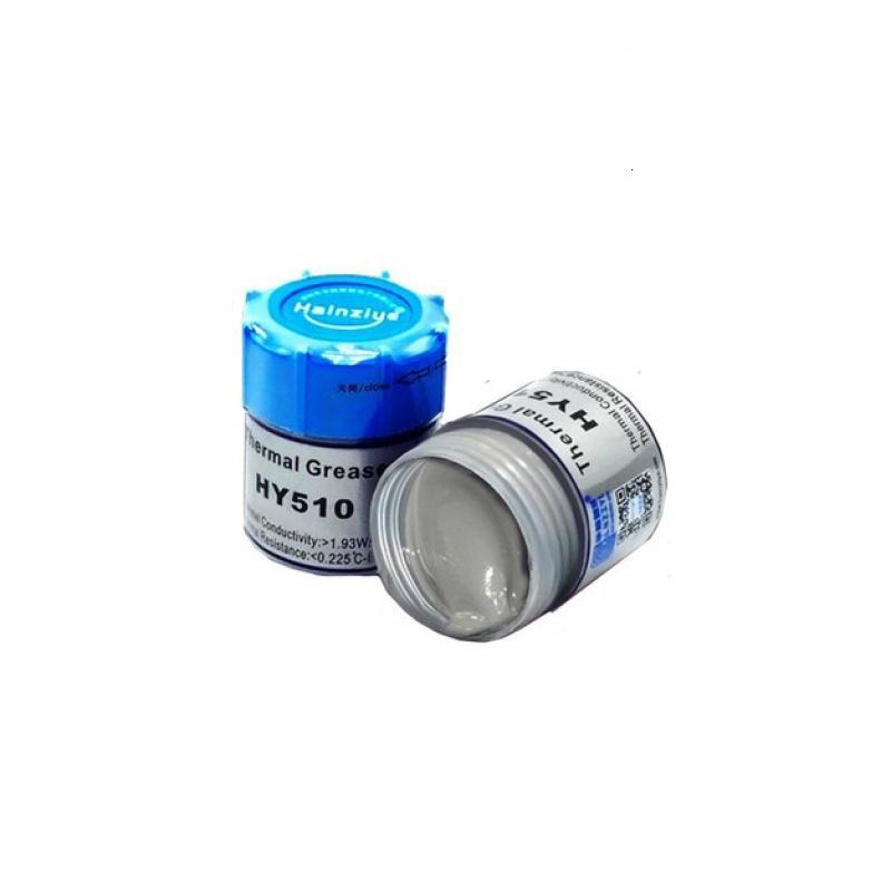 华能智研 HY510 导热膏电脑CPU 显卡散热硅脂硅胶导热膏灰色含银 1瓶(一瓶装)可定制