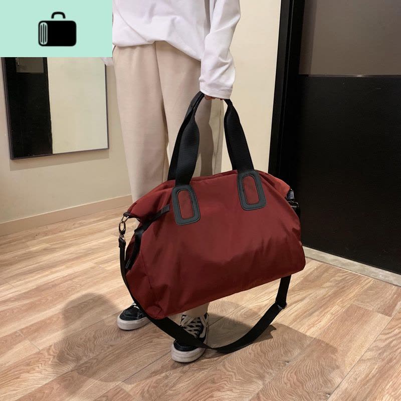 ins网红旅行包女男大容量旅游短途出差登机行李袋手提运动健身包NEW LAKE男士手提包图片