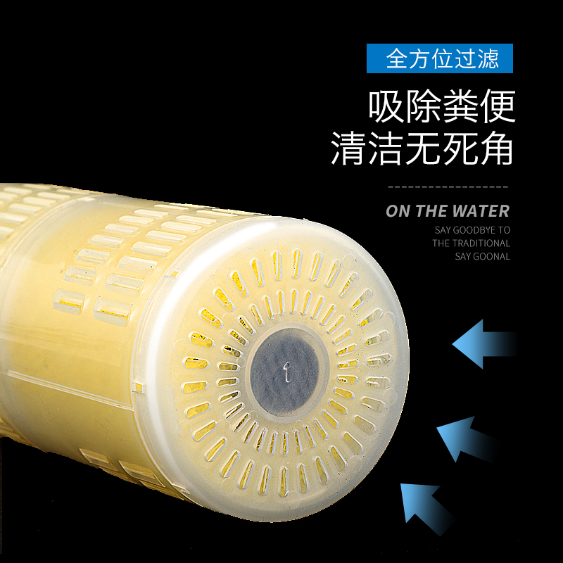 鱼缸过滤器三合一氧气泵增氧循环过滤泵内置过滤器净水家用高清大图