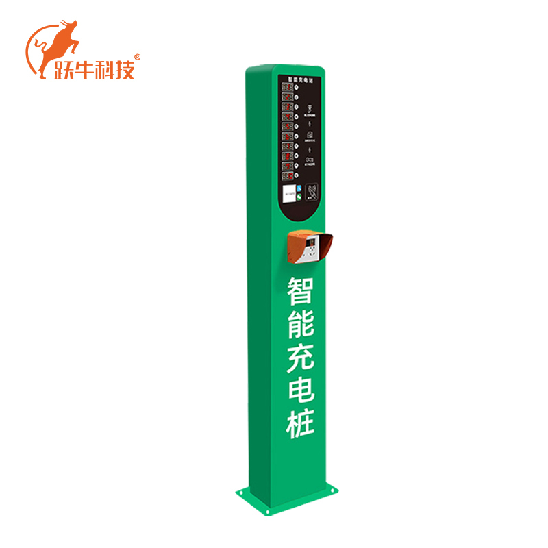 跃牛科技 智能电瓶车自行车充电桩 Y-N022 10路立式直充 套