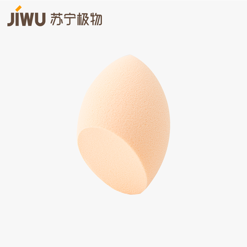 苏宁极物 立体橄榄形斜切粉扑 单只装