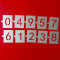 HENUO 百米标字模 BMB-ZM 套