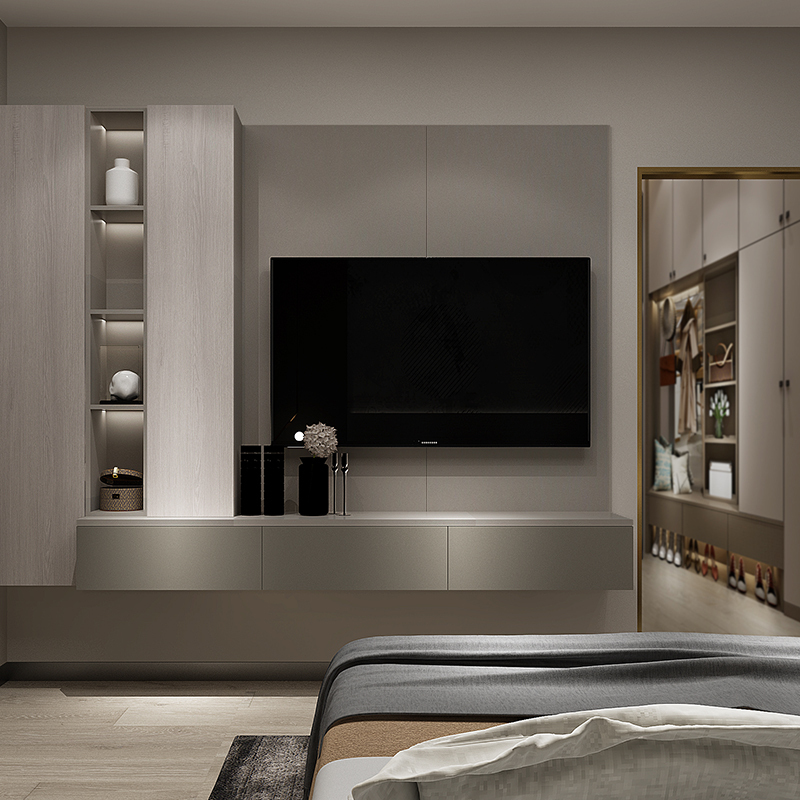 科凡定制安芯系列进口berneck欧松板柜门现代家具定制衣柜鞋柜电视柜