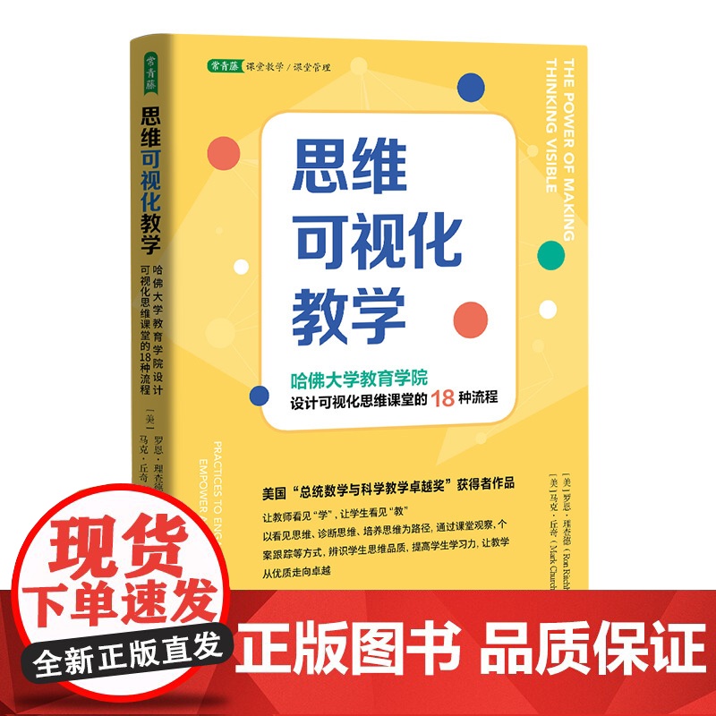 思维可视化教学:哈佛大学教育学院设计可视化思维课堂的18种流程一本书让你快速掌握思维可视化及落地到课堂教学实践的教学技能高清大图