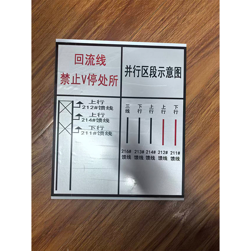 夜光达 组合馈线警示标牌 1160mm*930mm 块高清大图