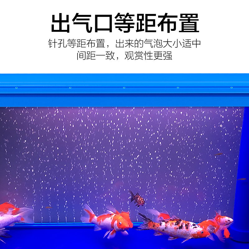 鱼缸增氧气泡条气帘纳米小型瀑布式氧气帘发泡石水族造景装饰高清大图