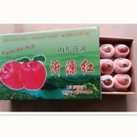 果之缘 沂源红富士精装礼盒装，苹果印字 产地直供12个80mm以上大果鲜呗呗类藏国产苹果类