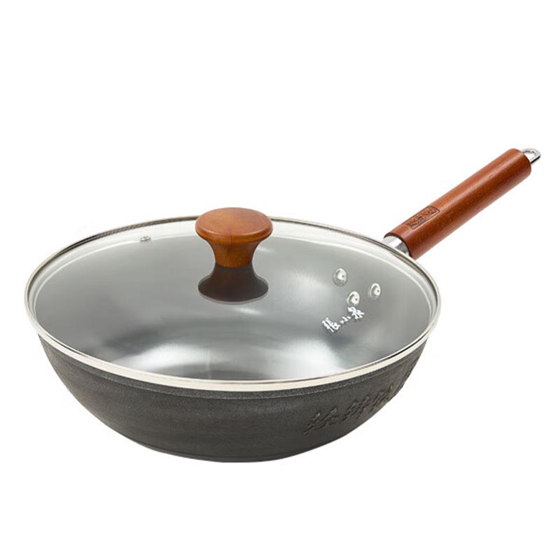 张小泉铁锅30cm古朴美观外观优雅古法铸铁锅C32750100