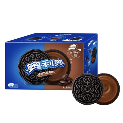 奥利奥 夹心饼干 巧克力味 582g*1盒