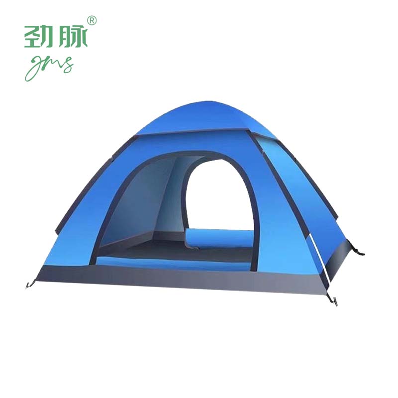劲脉 露营防晒帐篷 液压蓝色-200*150*110CM 顶高清大图