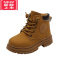 可莉允儿童大黄靴2022春秋季新款女童马丁靴走秀炸街小女孩短靴男童靴子