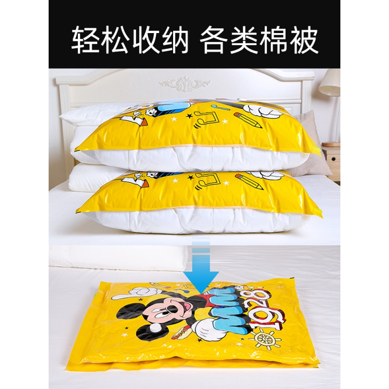 抽真空气压缩袋收纳袋行李箱专用棉被子大号衣物羽绒服整理袋子收纳袋 三维工匠高清大图
