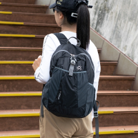 妖怪户外皮肤包女夏季轻便折叠双肩包便携运动背包轻薄旅行登山包