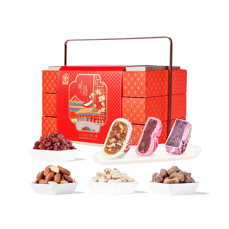 “臻味&上新了故宫- 1073g宫廷钦点·禧礼礼盒 ”高清大图