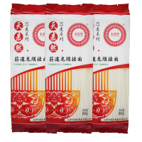 五得利面条 筋道龙须挂面800g*3袋 芯麦系列 细圆细直条小麦中式面炸酱面健康面食汤面早餐面凉面拌面