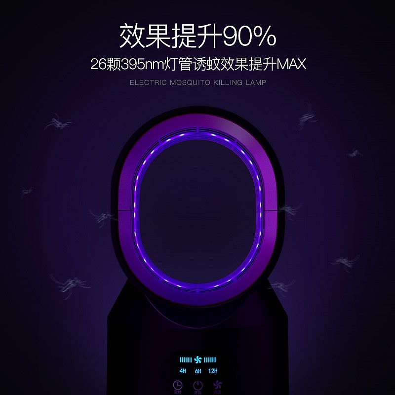 家用灭蚊灯器室内灭蚊婴儿孕妇蚊子物理防吸灭蝇 三维工匠 多功能灭蚊(三居室四居室全屋守护)三台装高清大图