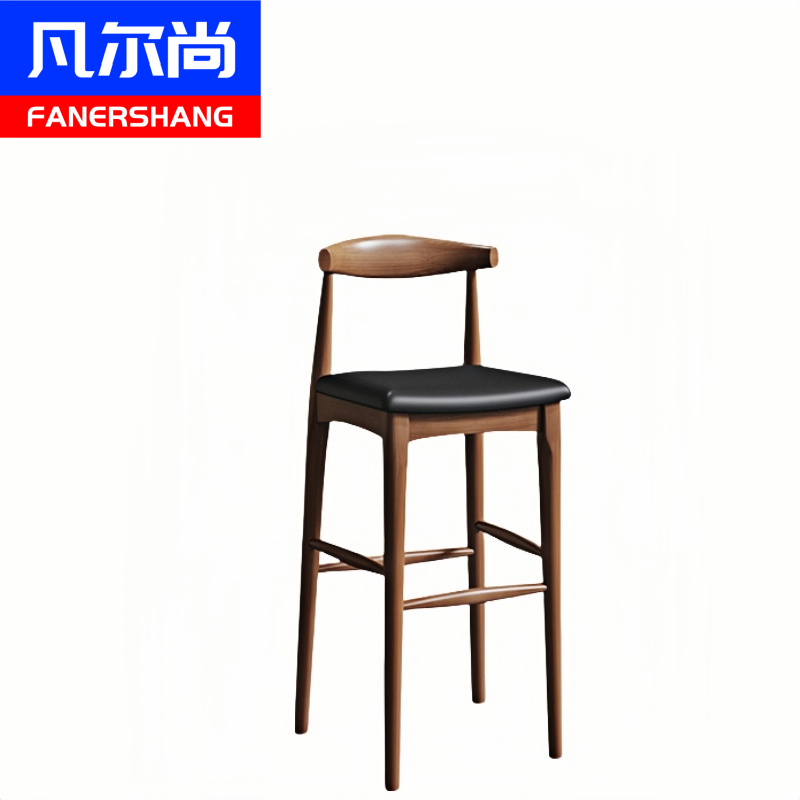 凡尔尚餐椅牛角椅470*470*1000mm把高清大图