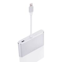 虎克 苹果X视频转换器iphone 8 同屏器转VGA投影仪HDMI转接器7 plus转接线IPAD高清投影