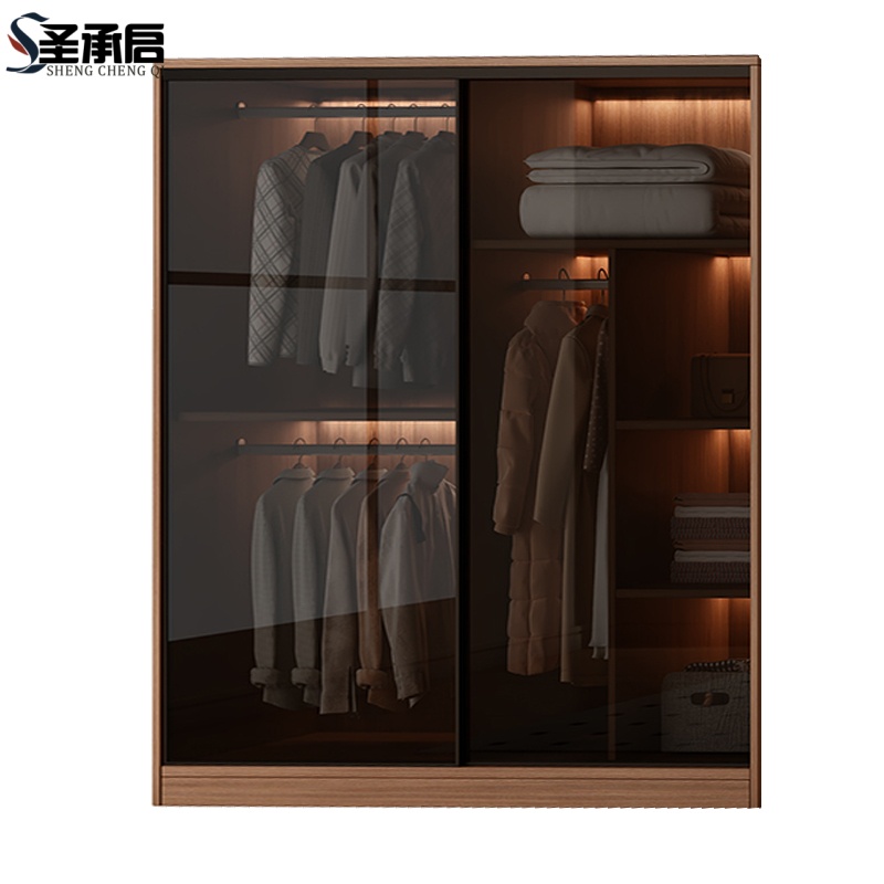 圣承启挂衣柜140cm台高清大图