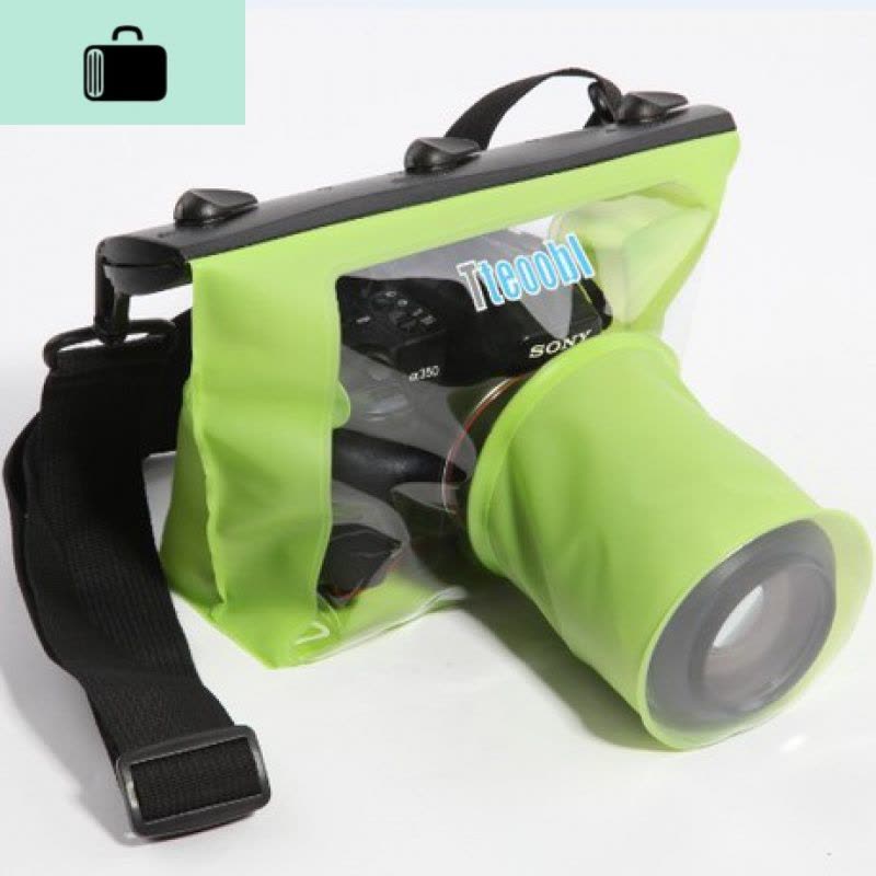 单反防水袋佳能70D 60D 750D 5D2 5D3相机防雨罩防水套户外NEW LAKE 透明中号数码相机包图片