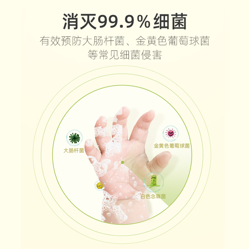 哈丁宝贝(Harding Baby)婴儿免洗抑菌洗手液50ml 蜂蜜泡沫便携儿童宝宝泡泡洗手液