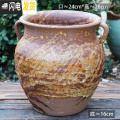 三维工匠特大陶罐花盆陶瓷大号清仓土陶罐法师盆大口径多肉花盆高筒老桩盆 L-119 如图