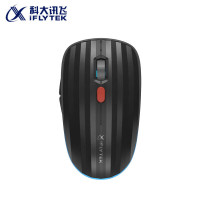 科大讯飞 AI智能鼠标 飞鼠星火版 语音鼠标无线鼠标办公可充电语音转文字 语音识别 智能PPT 黑色