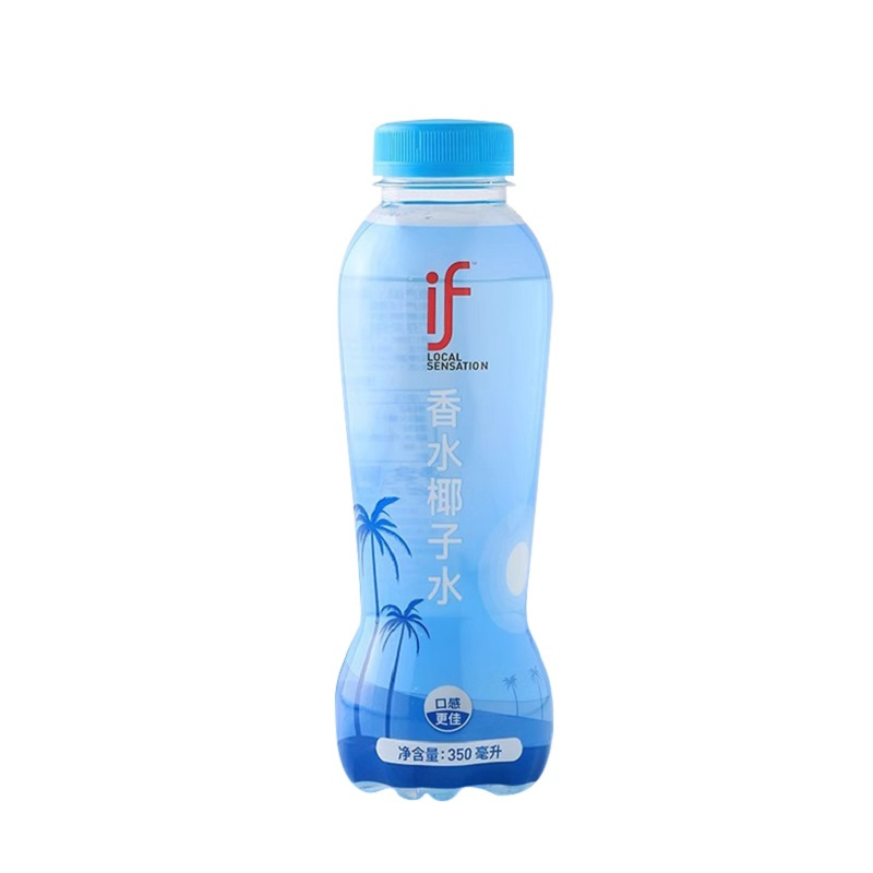 if泰国进口100%香水椰子水350ml纯椰青水椰汁果汁低糖饮料