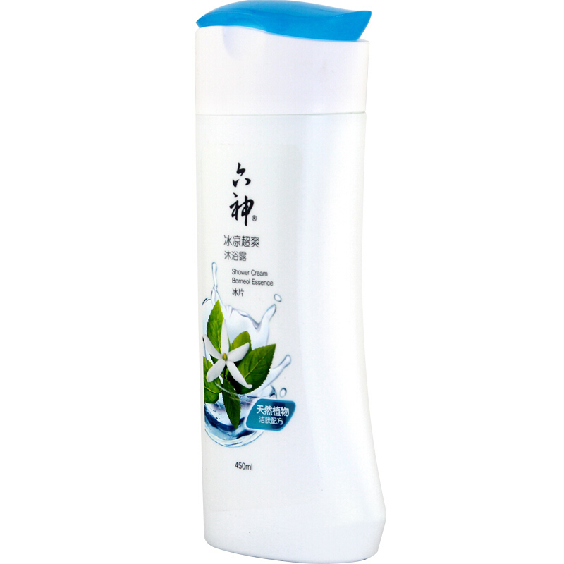 六神冰凉超爽沐浴露(蓝)-冰片450ml bd