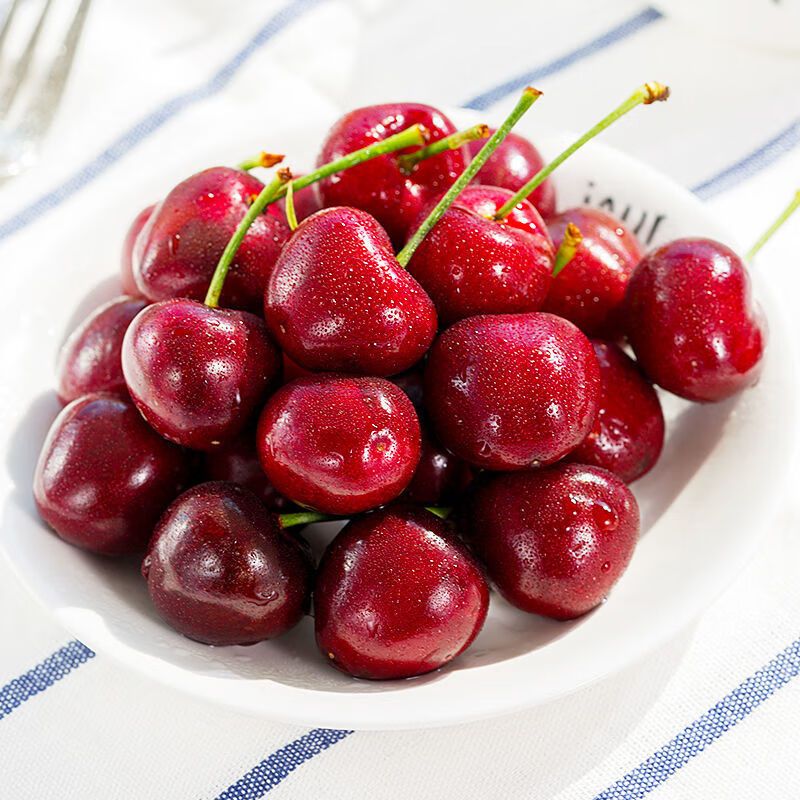 顺丰快递[熊猫鸟]大连美早大樱桃 车厘子 J级 净重2.8斤高清大图