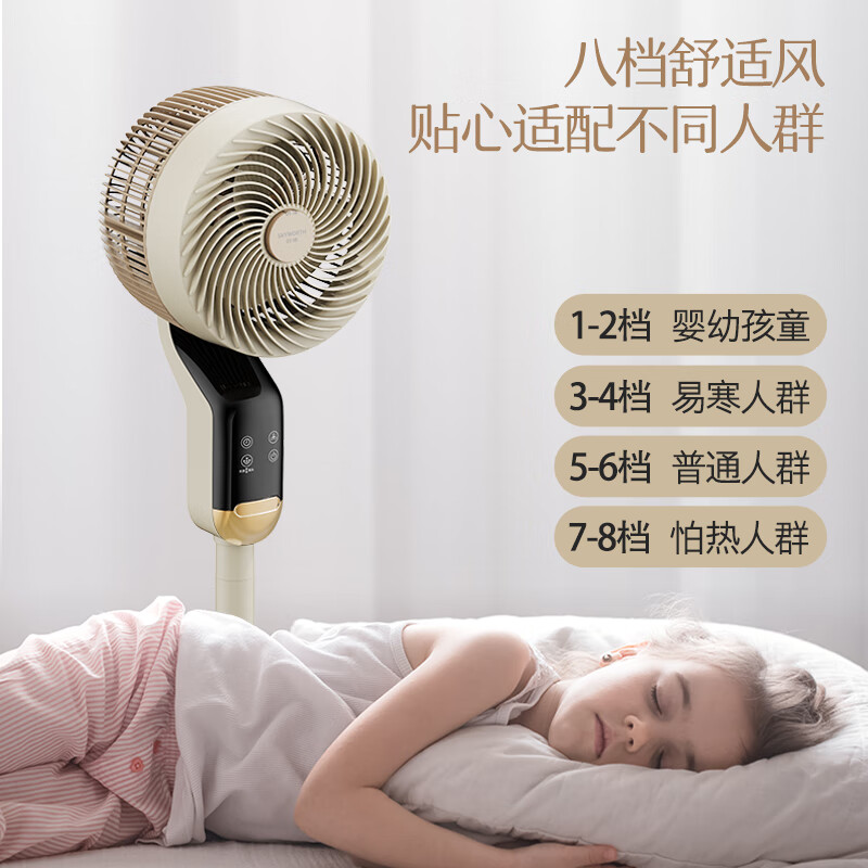 创维/SKYWORTH 八档调节 清净柔风 智能语音空气循环扇Q871高清大图