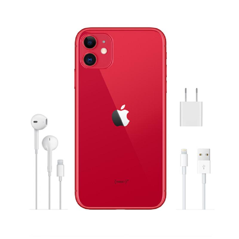 苹果 iPhone 11 手机 移动联通电信4G手机 双卡双待 红色 全网通128G